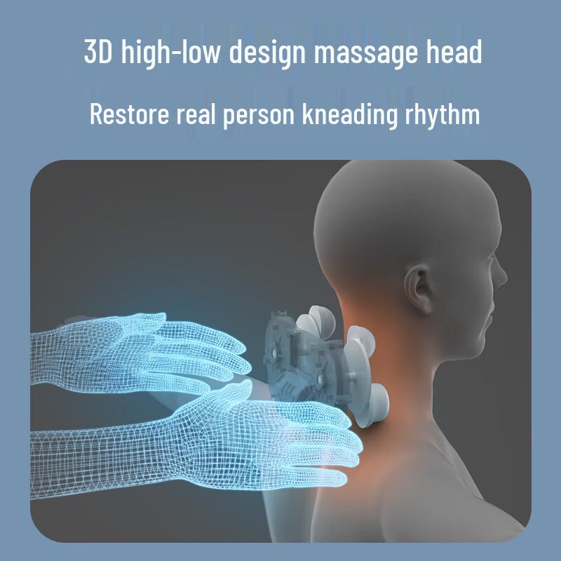 Little Bear Electric Kneading Massage Pillow for Neck & Back