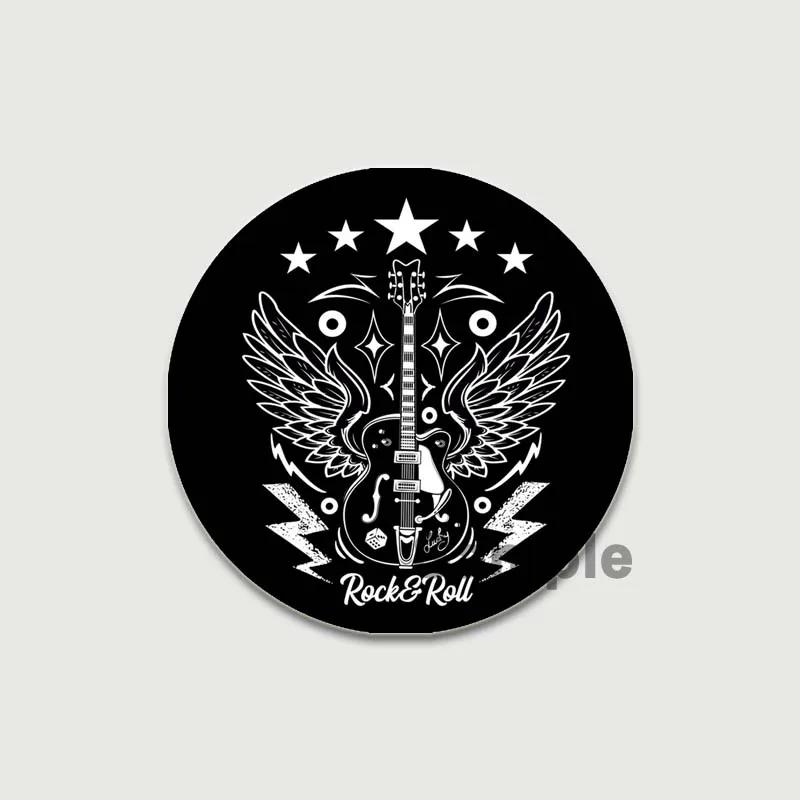 

32/44/58 мм круглі застібні брошки рок пальці знак лацкани шпильки панк ручна музика значки колекція шанувальників аксесуари ювелірні вироби подарунок 44mm(1.73inch)
