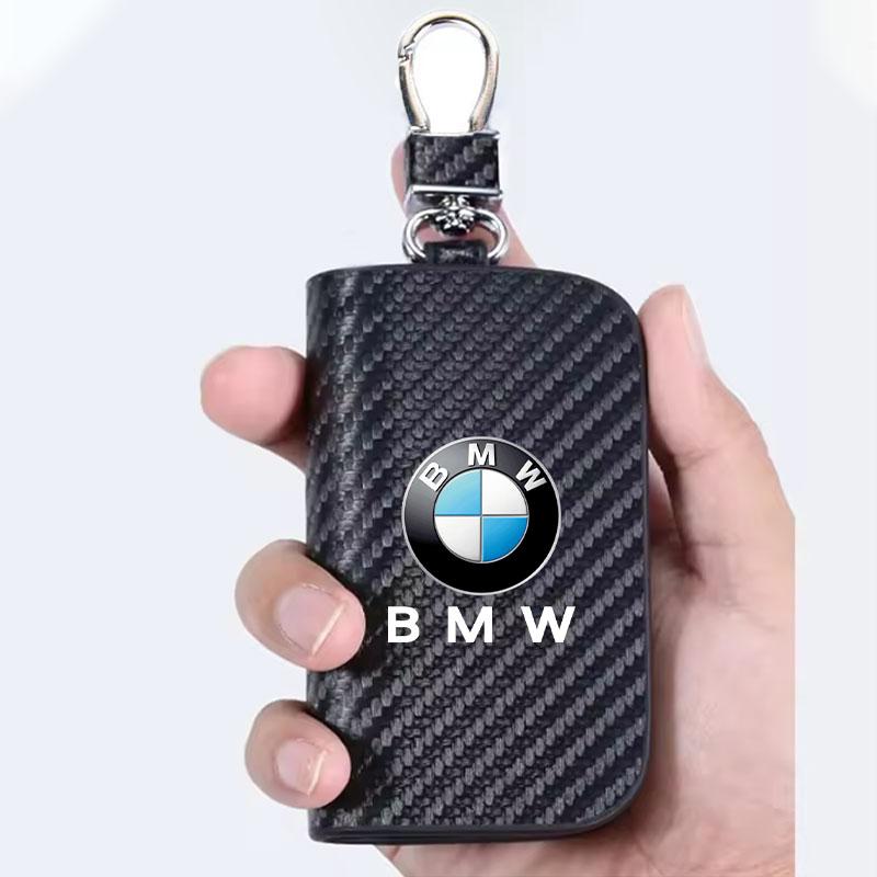 Car Key Protection Shell Bag Carbon Filber Car Key Case Car Keychain For BMW M x5 e70 e91 f11 f30 f31 f10 x3 f25 e30 Accessories djbf00