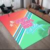 Grand Theft Auto2 Flannel Pattern Square Carpet,Area Rug,Carpet Rug for Living Room Bedroom Sofa Playroom Decor,Non-slip Floor Mat