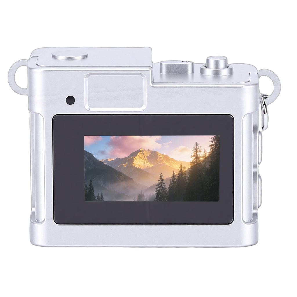 Schlüsselanhänger Kamera HD Retro Digital Klein Tragbar Taschenkamera CCD Lustiges Gadget mit LED-Licht 4 Filter für Reise Studium