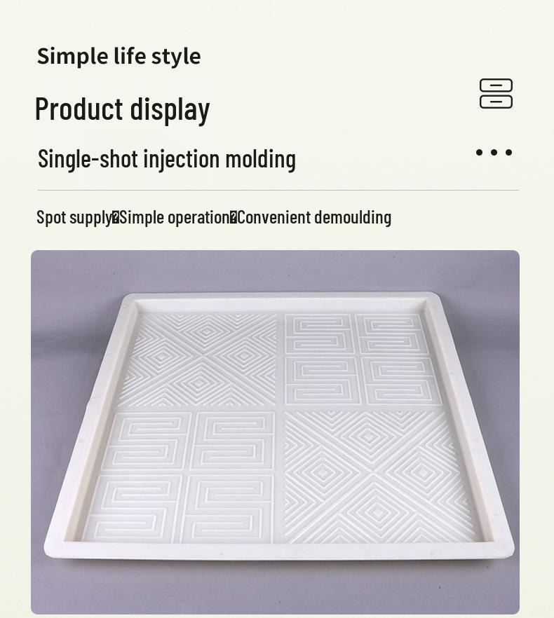 Antique 60x60x3 Floor and Wall Tile Cement Mold