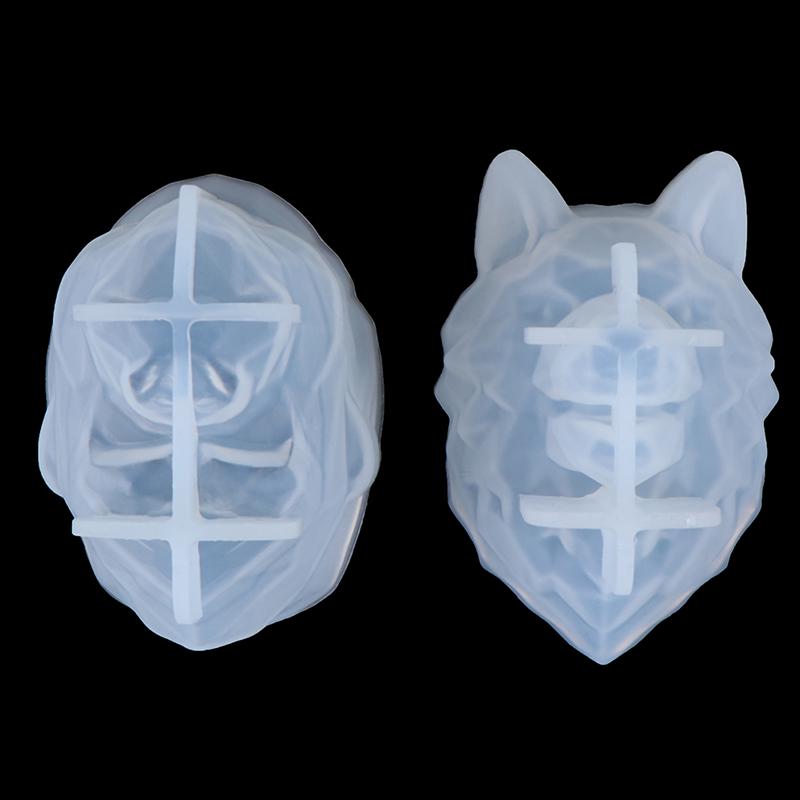 Geometric Bear Silikonová forma Diy Stereo Mirror Form Mousse Ornaments Dekor