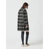 Cc Collect Alpaca Blend Check Half Coat C254msg023