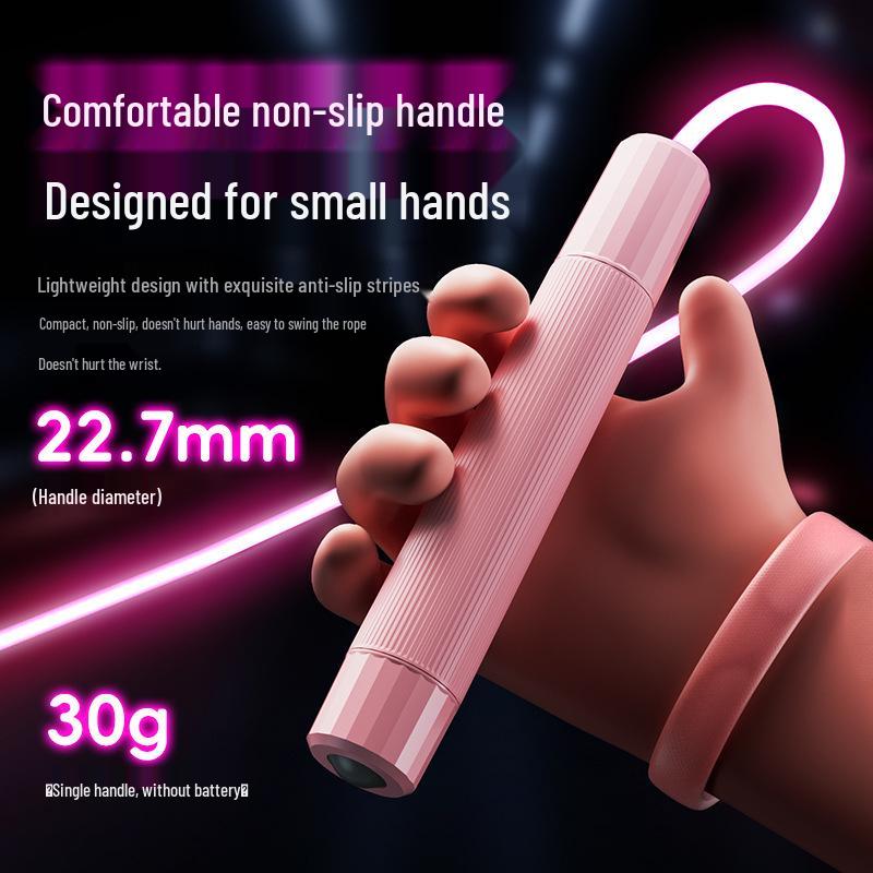 Fluoreszierendes Glow-in-the-Dark Springseil für Kinder und Anfänger