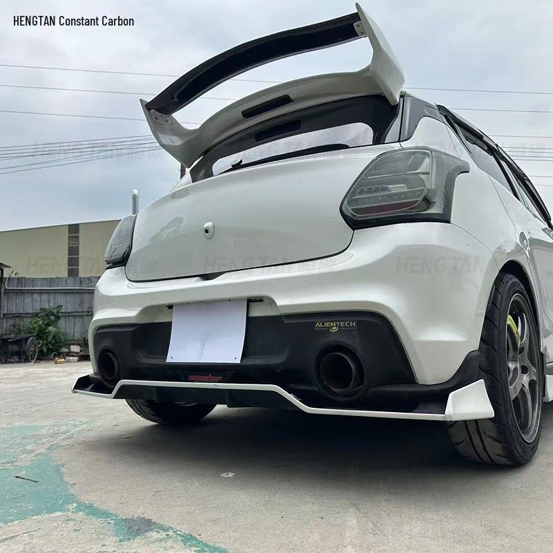 Carbon Fiber Dual-Layer Rear Spoiler for 2018-2023 Suzuki Swift ZC33S