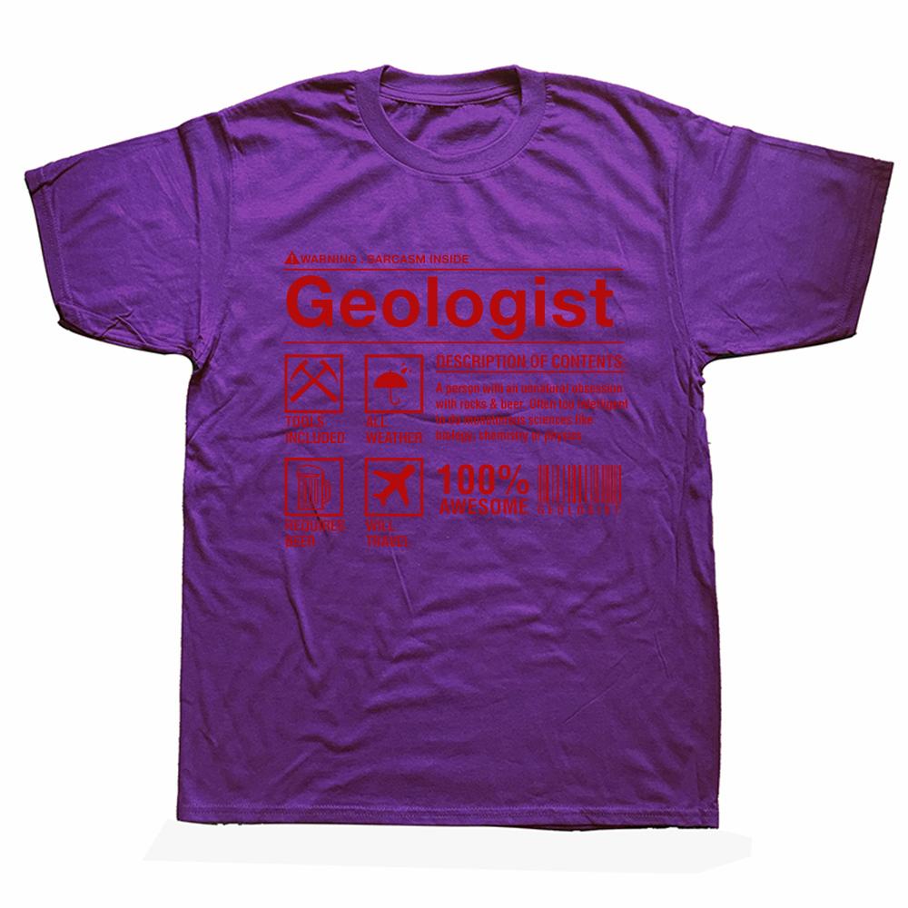 Funny Geologist Composition Geology Student T Shirts Streetwear Short Sleeve Birthday Gifts Summer Style T-shirt Mens Clothing