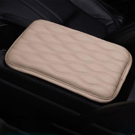 Car Leather Armrest Cushion Universal Pad Center Console Box Protect Trim Cover