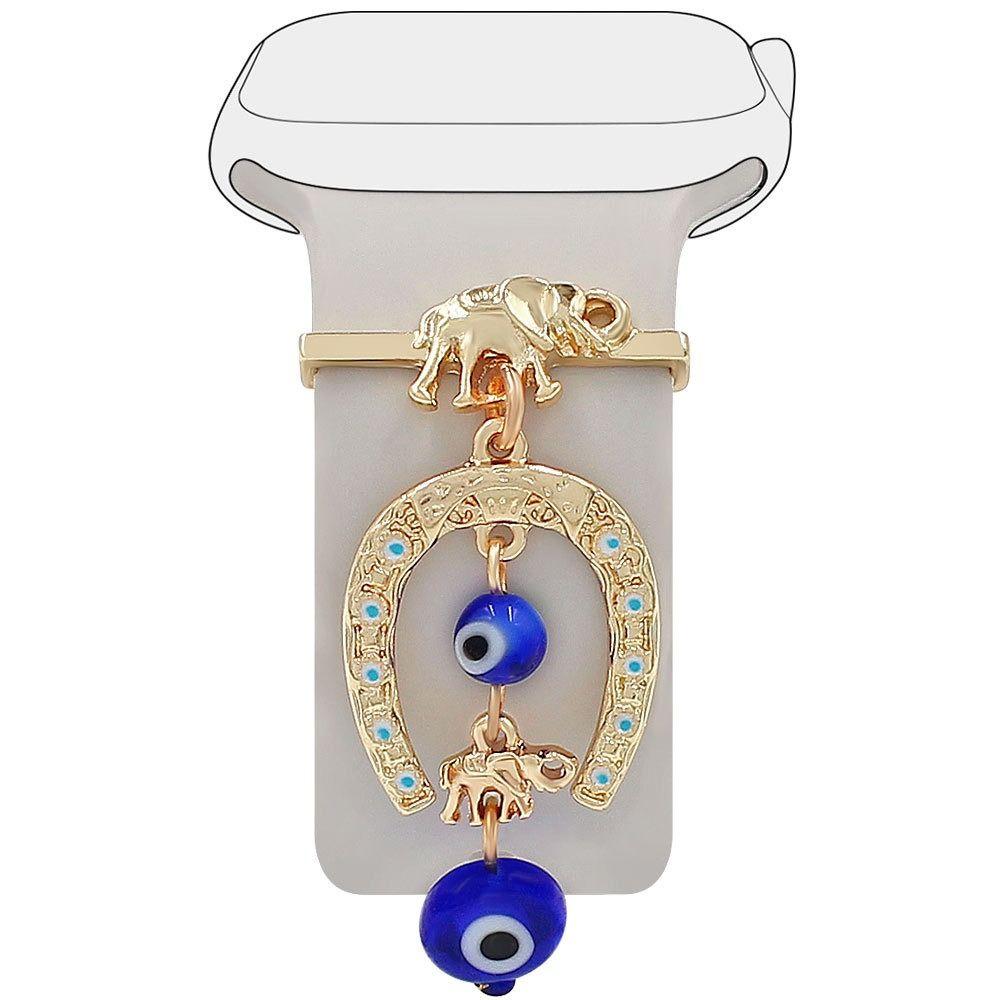 Pearl Diamond Decorative Ring Bracelet Wristbelt Charms New Watch Band Ornament  Strap Accessories