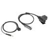 Adaptador de Auriculares Push to Talk Portátil Para Sepura Stp8000 Stp8030 Stp8035 STP8038 STP8040 STP8080