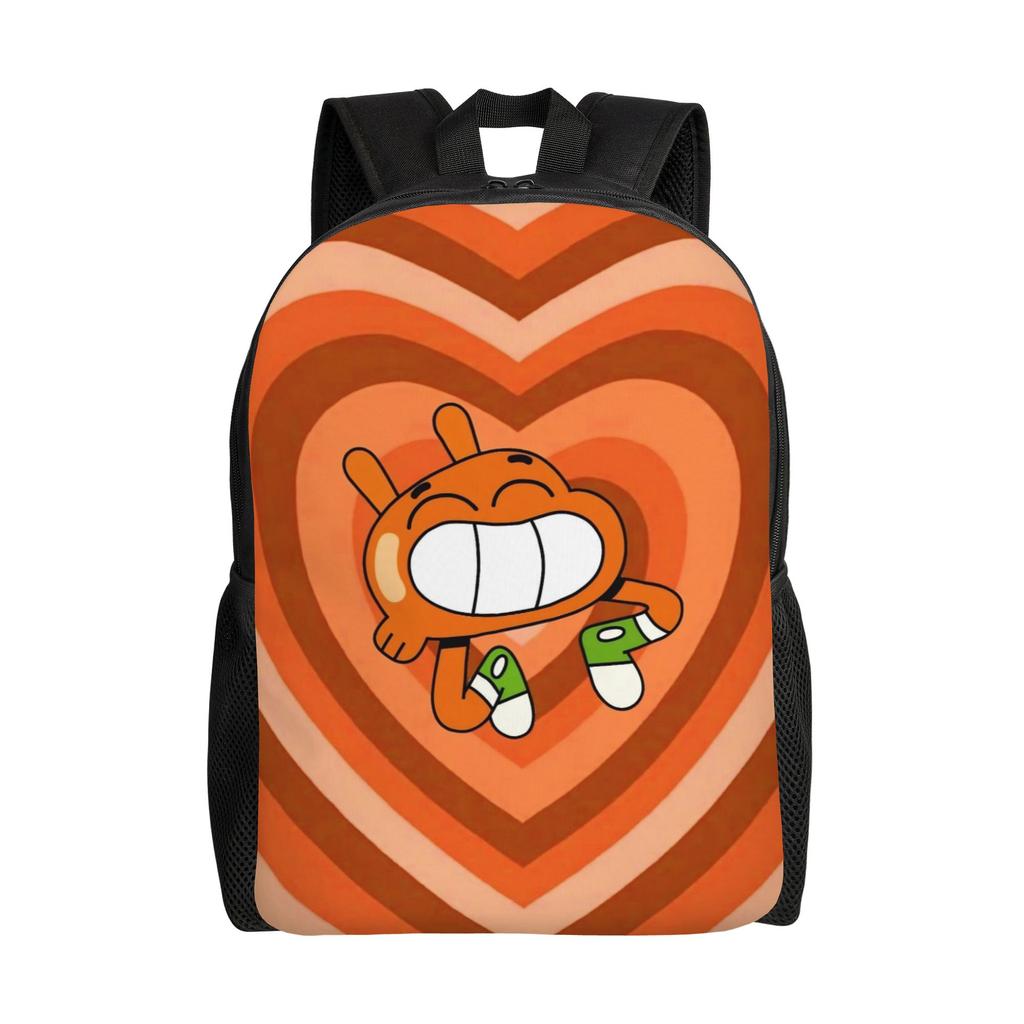 Darwins Heart Backpack with Pocket Student Hiking Travel Amazings Gumballs Daypack for Men Women Laptop Computer Canvas Bags