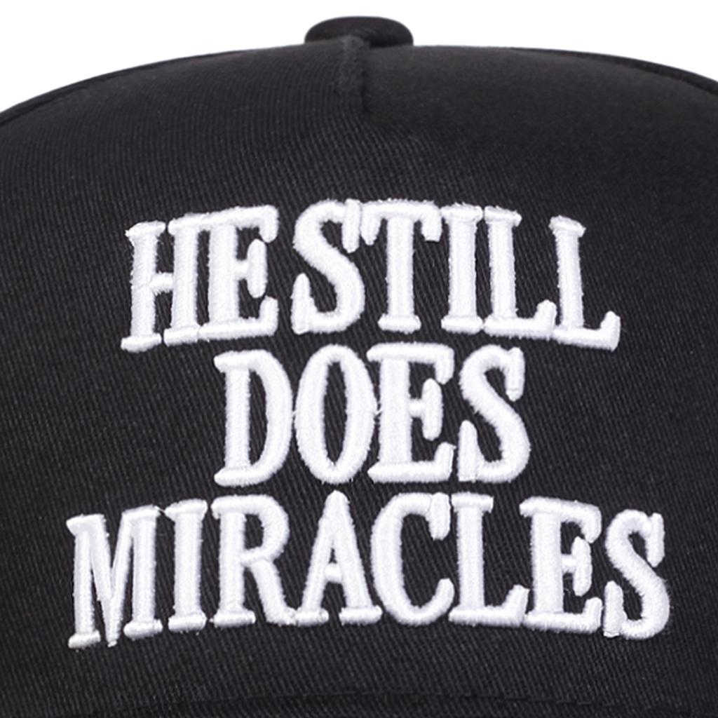 Unisex HESTILL DOES MIRACLES Letter Embroidery Baseball Caps Outdoor Adjustable Spring and Autumn Casual Sunscreen Hat