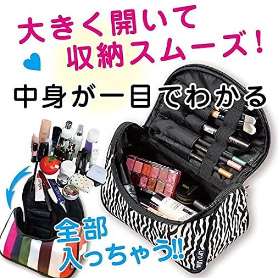Lino Ulu Cosmetic Easy To Travel Gift Pouch, Functional, Use, Portable, Large, Women's, Vanity, (Rose)