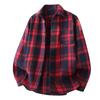 RED DRAGONFLY Men's Plaid Long Sleeve Shirt