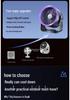 Compact USB Rechargeable Silent Desk Fan for Home or Office