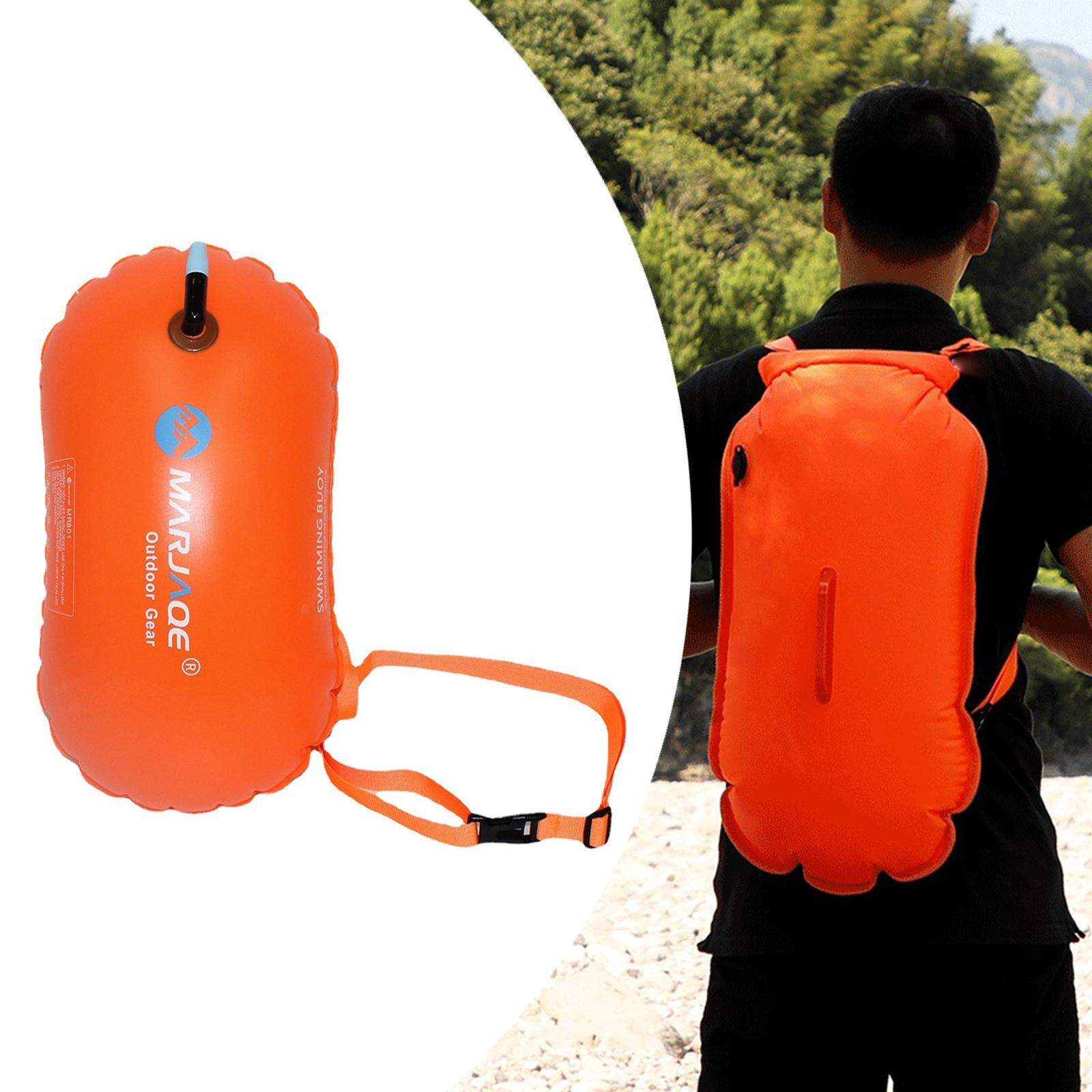

Swim Buoy Float Inflatable 8 kg Buoyancy for Open Water Swimmers Triathletes
