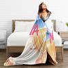 Nana Anime Blankets Soft Warm Flannel Throw Blanket Bedding for Bed Living room Picnic Travel Home Couch