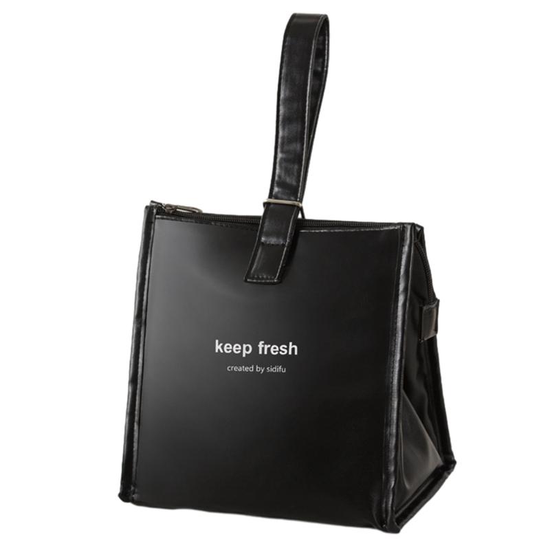 

Insulated Lunch Bags for Women Men Kid, Leakproof Insulated Lunch Bag Lunch Cool Box for School Work Camping Picnic чорний