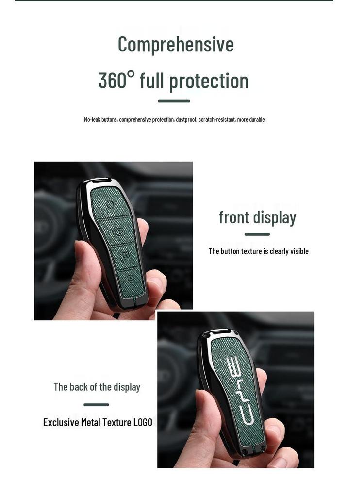 BYD Key Case for Dolphin Song, Qin DMi, Han EV, Yuan Pro, Tang, Seal, Guardian 07 – Men's Shell Bag