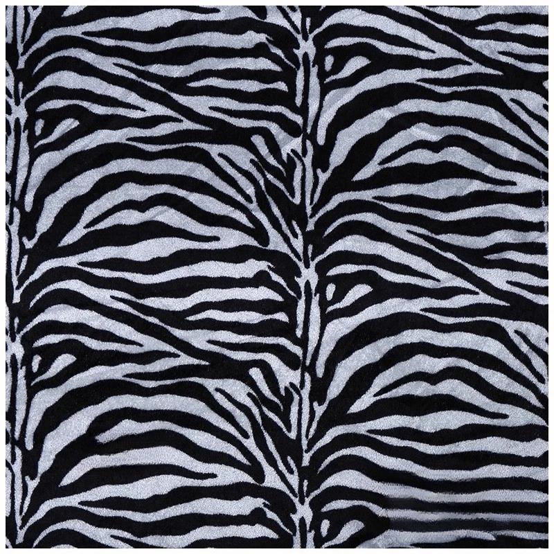 100x150cm Zlatá sametová látka se zvířecím potiskem Tygr Leopard Zebra Potisk Látka na pohovku Hračky Látka na společenské oblečení