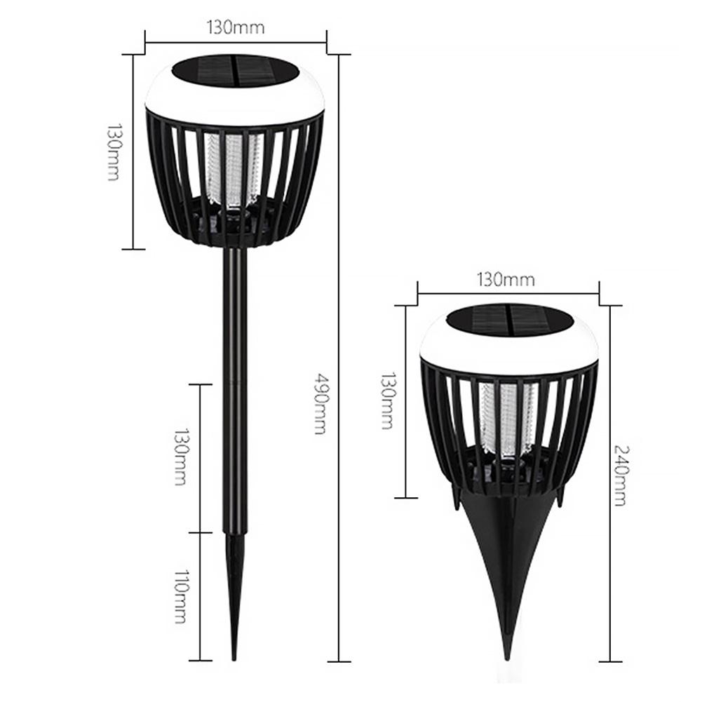 Solar Mosquito Killer Lamp Waterproof Lighting Mosquito Repellent Lamp Solar Light Bug Zapper for Outdoor Garden Patio Use