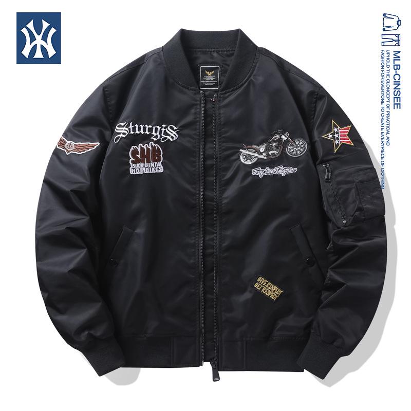 

Мужская ретро-пилотная куртка MLB & NY Collab с плотной вышивкой и хлопковым наполнителем 4XL