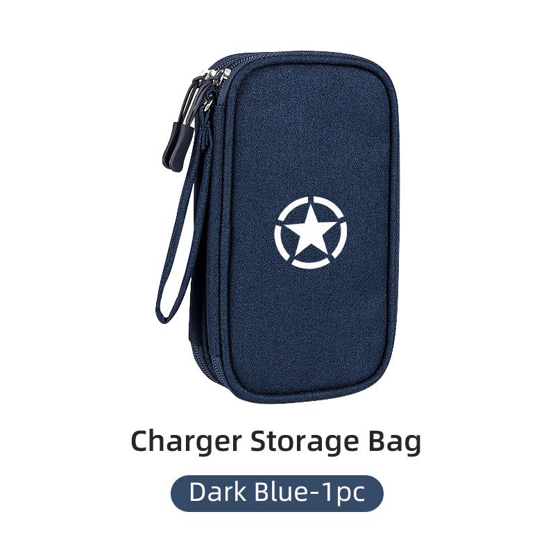 Car Interior Data Cable Storage Bag Mini EVA Case Travel Pack For Jeep Renegade Compass Grand Cherokee Wrangler JK Patriot Liber AJY1