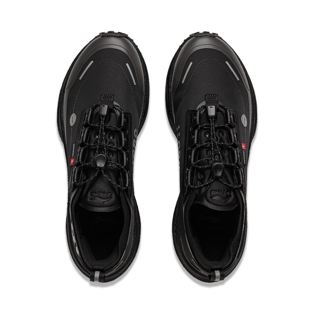 New LiNing Cushioning Low Top Running Shoes Unisex Black AZGV111-1