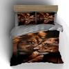 Lions affectionately nuzzling. Bedding Duvet cover sets Duvet covers Pillowcases gifts (1 * Duvet Cover 2 * Pillowcases, without duvet insert)