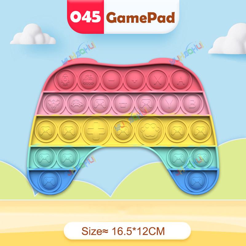 Rainbow Pop Push Bubblle Fidget Anti Stress Relief Toys for Adult Children Special Needs Sensory Toys Interactive Toys for Kids