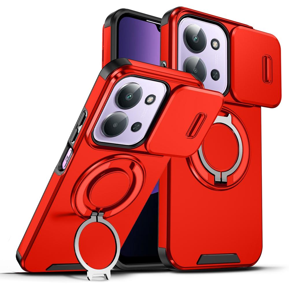 For Xiaomi Redmi 15C 4G 171mm Case Ring Holder Shockproof Armor Case For Redmy 15C 15 C Redmi15C 4G Lens Protect Cover