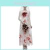 Halloween Ghost Bride Costume Dress Polyester Spandex For Cosplay Party Stage Performance