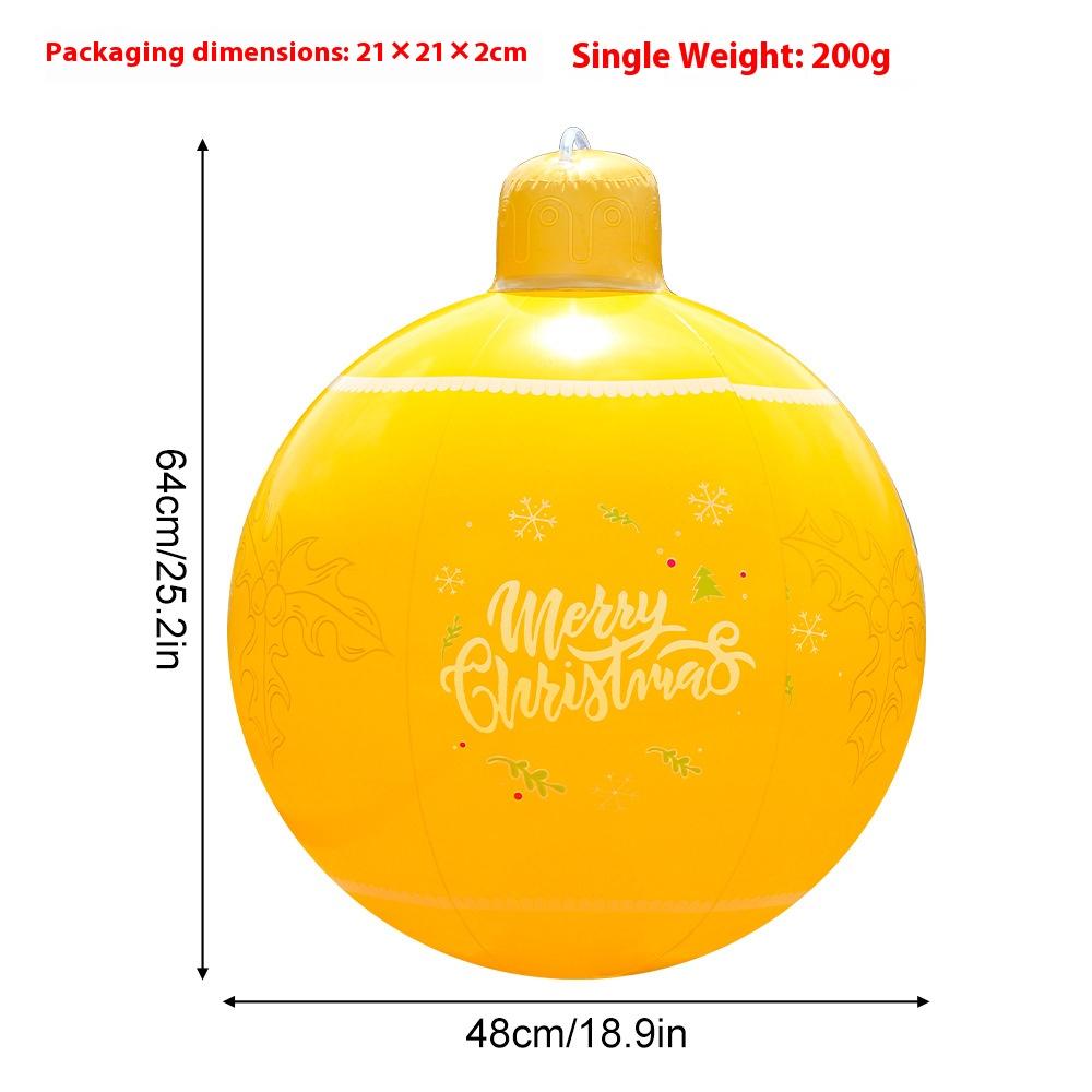 Inflatable Christmas Balls for Garden Party Atmosphere Decoration