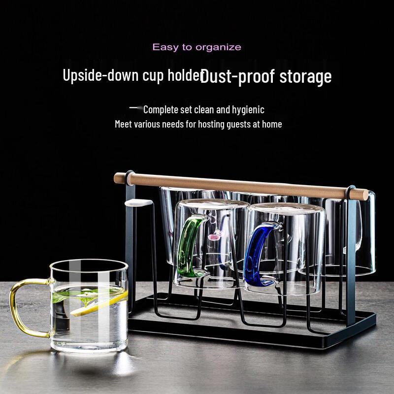 UOSO High Borosilicate Glas Teetasse mit Henkel