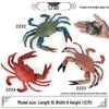 Ocean Crab Simulation Toy Set: Includes Hermit, Swimming, and Three-Spot Plastic Models