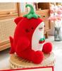 Shark & Radish Plush Pillow: Cute Carrot & White Rabbit Hug Doll
