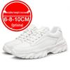 Men's 8cm Height Increasing White Breathable Casual & Running Shoes
