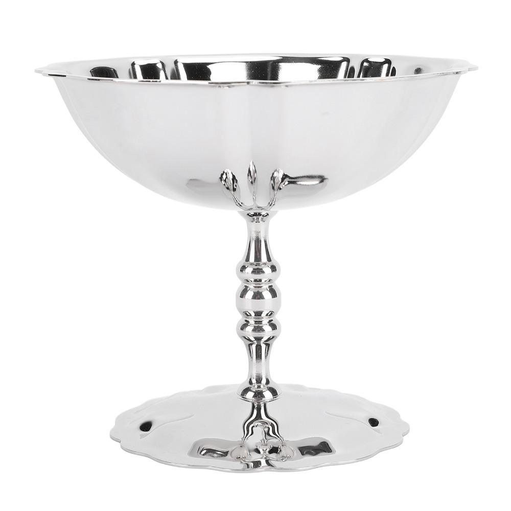 

Rustless Steel Dessert Cup Smooth Pudding Cup Food Safe Grade Ice Cream Bowl Afternoon Tea срібний