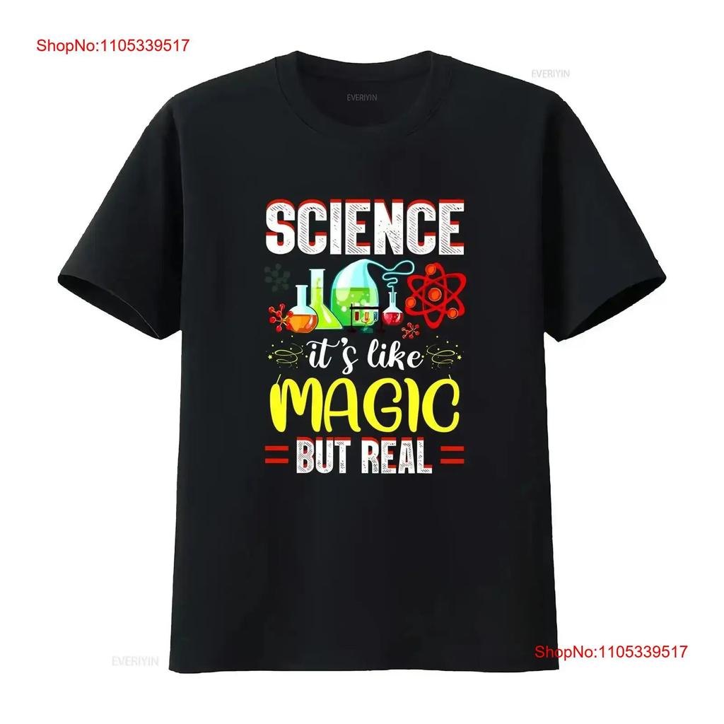 Science T Shirt It's Like Magic But Real For Teacher ScientisT Lover Appreciation Vintage Washe