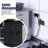 Reusable Cable Ties Velcro Ties Self-Adhesive Power Cord Cable Holder Adjustable Cord Storage Desktop Organiser Manager