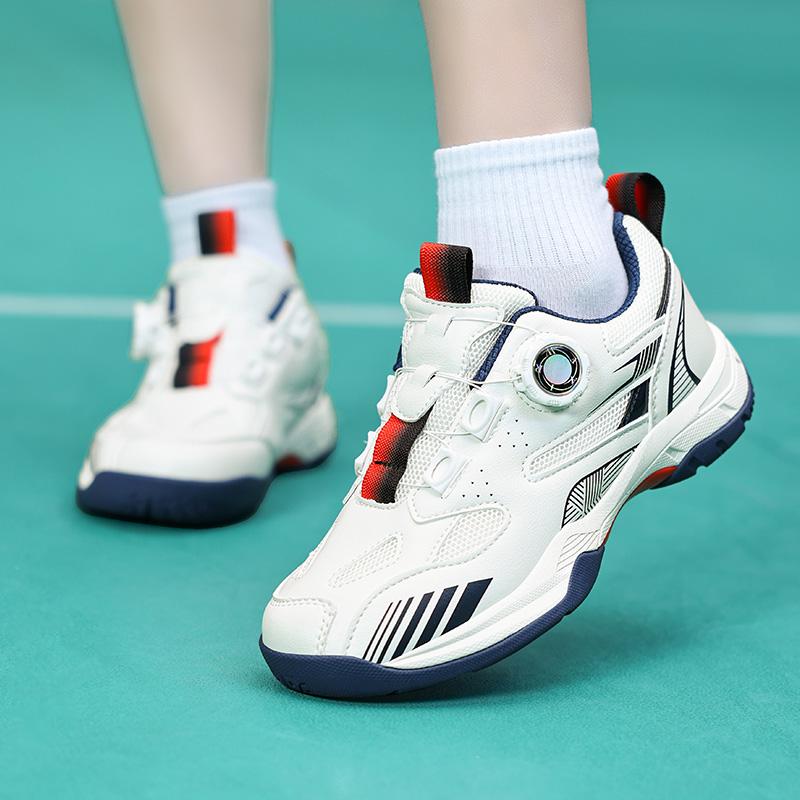 TUINANLE Leichte Kindersportschuhe, atmungsaktive Jungen und Mädchen, professionelle Badmintonschuhe, Fitnessstudio, Volleyball, Tennis, Fitness-Turnschuhe