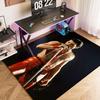 1pc Freddie Mercury album poster Carpet Rug for Living Room Bedroom Home Sofa Decoration,Kids play Non-slip Floor Mat