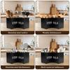 Kitchen Utensil Holder Wood Corner Utensil Caddy with 3 Compartments Vintage Countertop Storage Rack for Home Kitchen Decoration