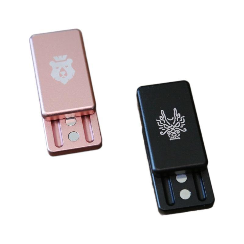 Mechanical Slider Fidgeting Magnetic Push Card Pushing Plate Edc Alloy Relieve Stress Relief Sensory Toy Anti Anxiety Adults