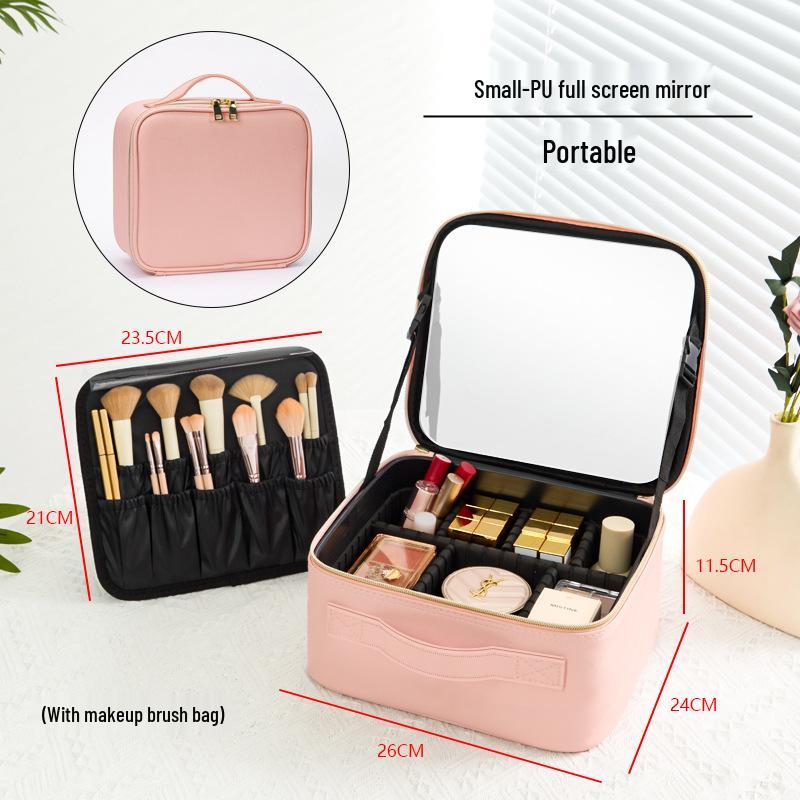 LED Make-up Koffer mit Spiegel, Große Kapazität zur Aufbewahrung & Multifunktionales Design