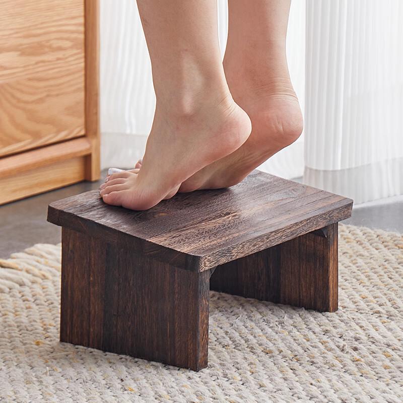Youshu Solid Wood Under-Desk Footrest