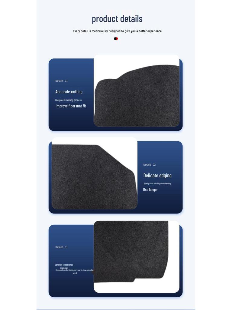Geely SC6-12 Car Floor Mats - Durable Velvet Nylon Material