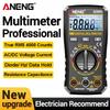 SZ855 4000 Counts Digital Multimeter NCV Tester AC DC 600V 10A Cap Res Freq Diode Continuity Anti-burn Backlight Data Hold for Electrician Tools