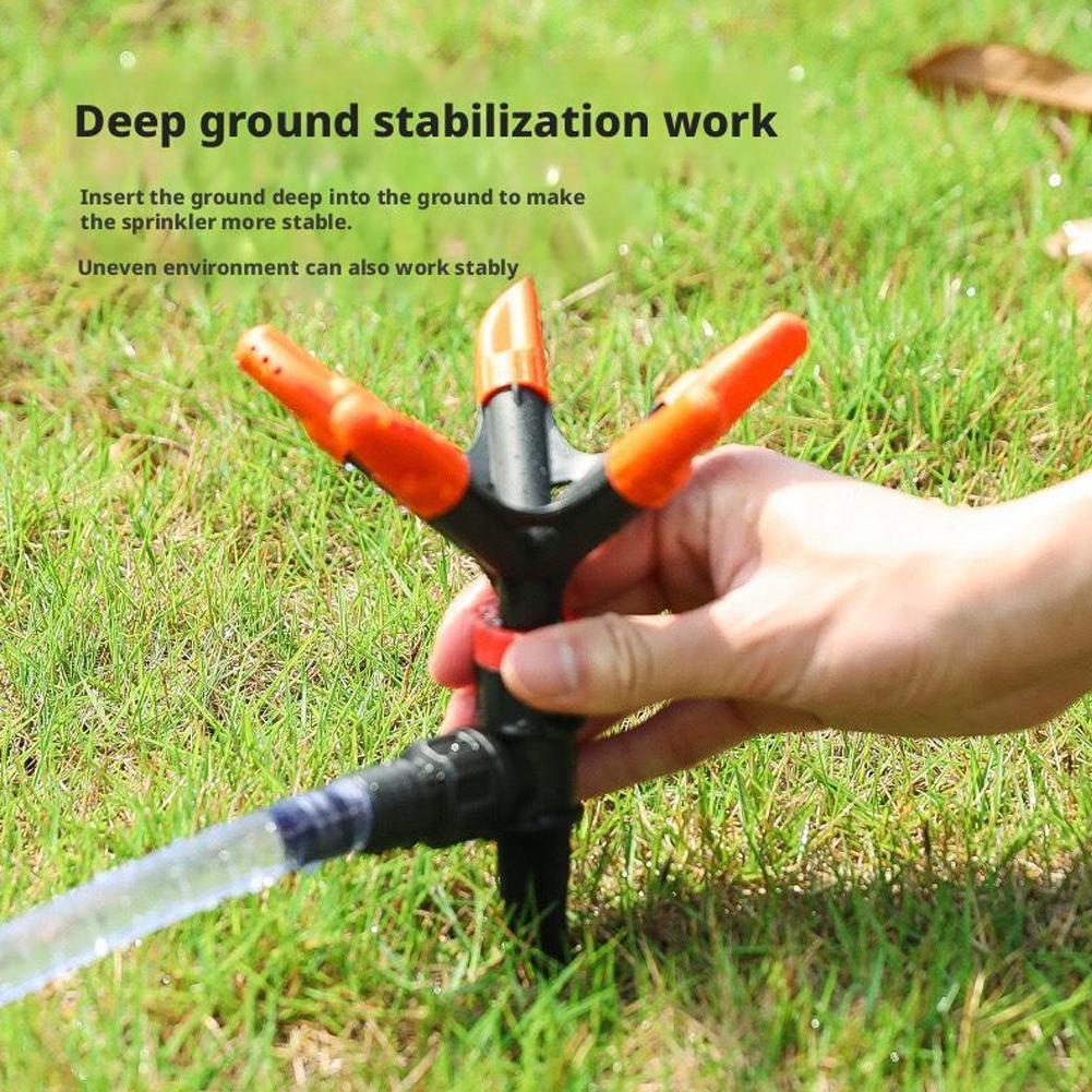 360° Garden Sprinkler Rotation Irrigation Watering System Automatic Agriculture Lawn Farm Greenhouse Spray Tool