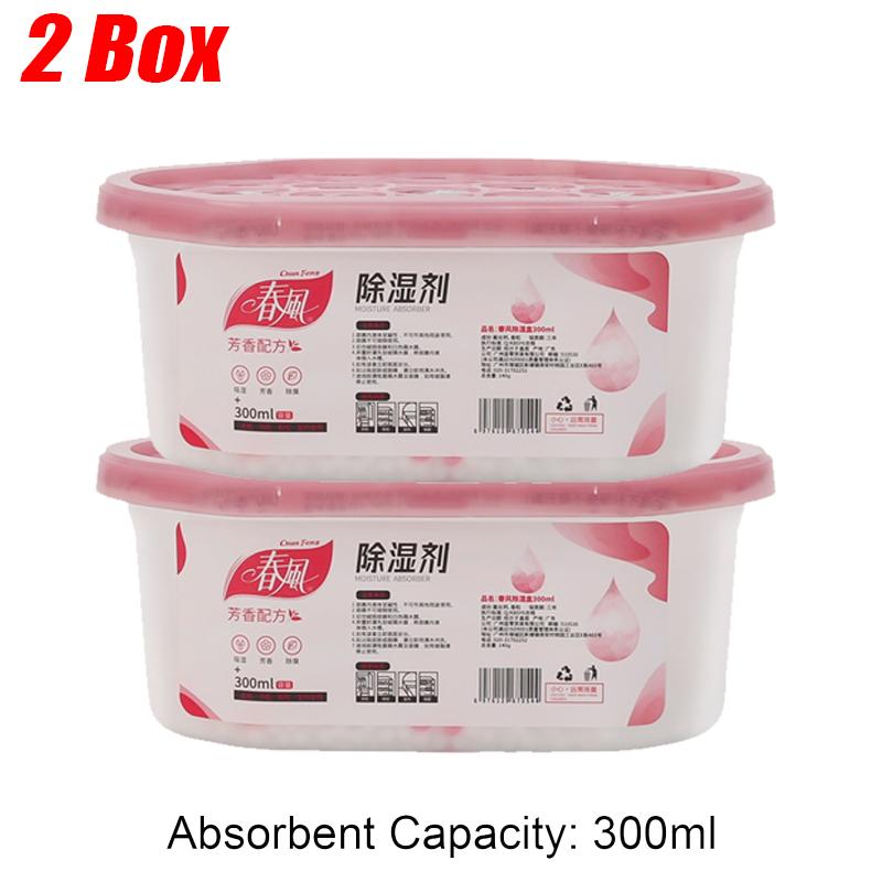 Wardrobe Moisture Absorber Reusable Moisture-proof Dehumidification Box or Wardrobe Closet Laundry Rooms Household Desiccant